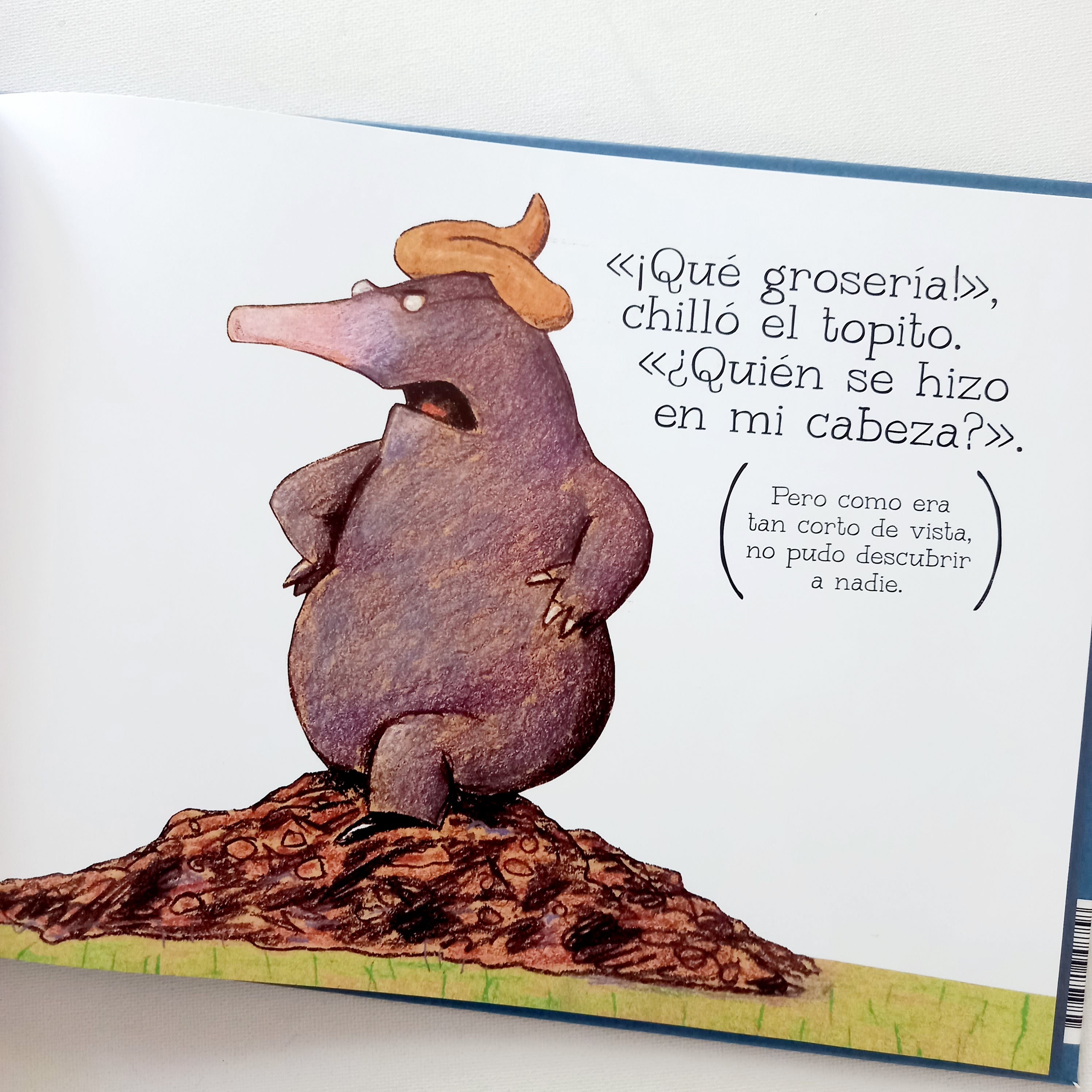 El topito que quería saber quién se había hecho aquello en su cabeza - cartone El topito que quería saber quién se había hecho aquello en su cabeza - cartone